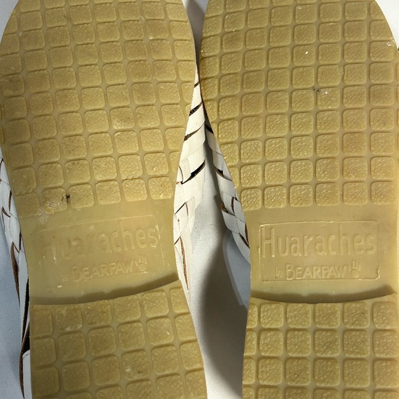 Women’s White Hurache Sandals - Picture 3 of 4